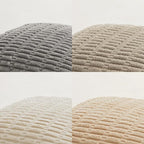 Fancy Homi 4 Packs Neutral Boho Long Lumbar Decorative Throw Pillow Covers 20x28 Inch for Couch Sofa, Rustic Farmhouse Boho Neutral Home Decor, Soft Plush Striped Corduroy Square Cushion Case 50x70 cm