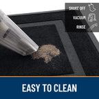 OLANLY Front Door Mat Outside 47x23, All-Season Heavy-Duty Rubber Doormat