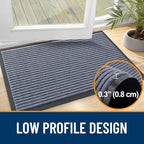 OLANLY 2-Pack Front Door Mats 71x23, Waterproof Heavy-Duty Doormats