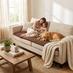 Smiry Couch Cover for Dogs, Non Slip Washable Sofa Protector for Pets