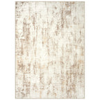5x7 Area Rugs for Living Room: Washable Abstract Beige Grey Badroom Carpet