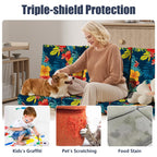 8Pcs Outdoor Cushion Covers, Stretch Patio Furniture Couch Chair Slipcovers