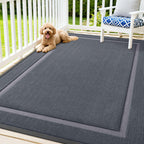 OLANLY Front Door Mat Outside 71x47, All-Season Heavy-Duty Rubber Doormat