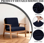 4Pcs Patio Stretch Cushion Covers,Outdoor Sofa Replacement Cover Slipcovers for Patio Furniture Cushion Covers, Washable Reusable Furniture Protector
