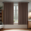 Deconovo Blackout Curtains for Bedroom, Living Room Curtains 63 Inches Long