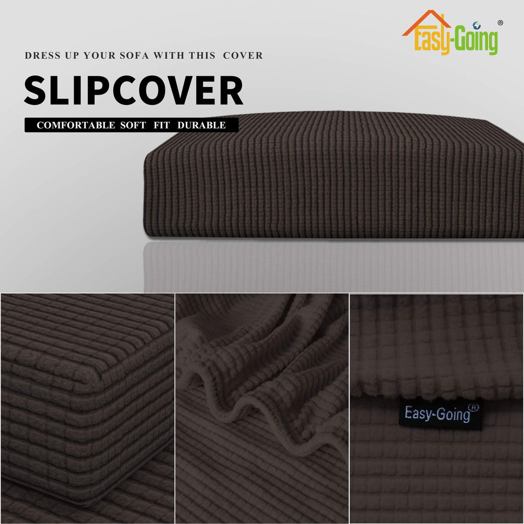 Easy-Going Stretch 1 Piece Loveseat Couch Cushion Cover for Sofa