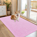 OLANLY Dog Door Mat for Muddy Paws 54x32, Super Absorbent Chenille Mud Mat