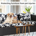 8Pcs Stretch Patio Cushion Covers,Outdoor Couch Covers Replacement,Outdoor Couch & Sofa Slipcovers,for Patio Furniture Cushion Covers,Washable Reusable urniture Protector(Patch,8PCS)