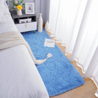 Chicrug Soft Runner Rug for Bedroom Living Room Plush Fluffy Rugs 2x6 Feet, Shag Furry Runner Rug Carpet Non Shedding for Nursery Children Kids Girls Room Home Decorative, Cobalt Blue