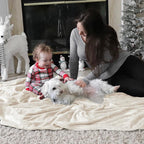 Bedsure GentleSoft Fleece Blanket Twin Size Cream - 300GSM Lightweight Plush Fuzzy Cozy Soft Warm Blanket for Bed, Sofa, Couch, Travel, Camping, 60x80 inches