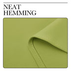 NICETOWN Thermal Insulated Solid Grommet Top Blackout Holiday Decorative Curtains/Drapes for Kid's Room (1 Pair, 42 x 63 inches in Fresh Green)