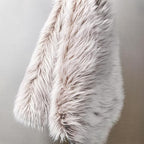 Ashler Faux Fur Rug, Fluffy Shaggy Area Rug Ultra Soft 2 x 3 Feet Sheepskin Fur Rug, Frosted Bottom Beige Fuzzy Machine Washable Shag Rug, Nursery Decor Throw Rugs for Bedroom, Living Room