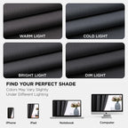 Joydeco Blackout Curtains 90 Inches Long 1 Panel, Thermal Insulated Long Curtains& Drapes 1 Piece, Room Darkening Grommet Drapes for Living Room Bedroom Window (W70 x L90 Inch, Dark Grey)