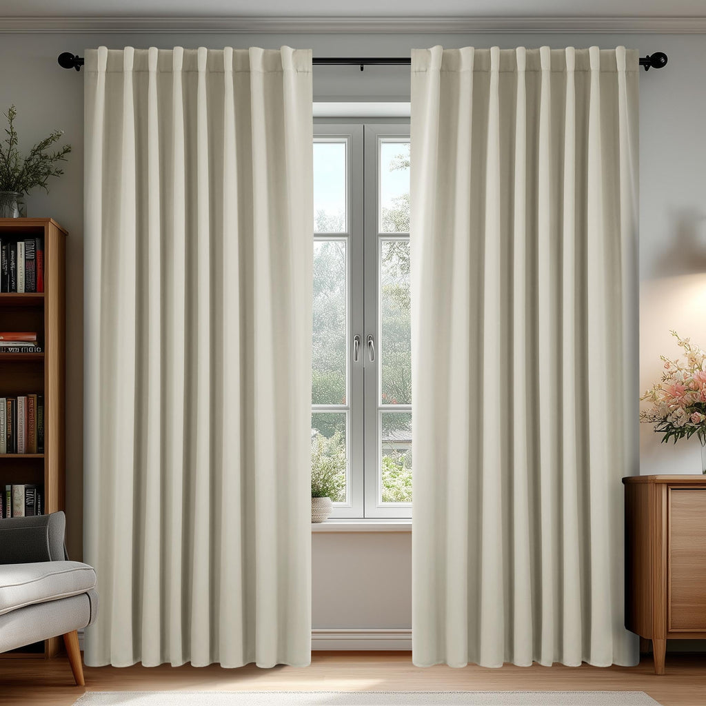 Deconovo Blackout Curtains for Bedroom 108 Inches Long