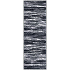Lansny Abstract Washable 2x6 Runner Rug Non Slip Runners for Hallway