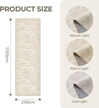 2x7 Runner Rug Non Slip, Thin Entryway Washable Rug for Entryway, Runners for Hallways, Low Pile Vintage Abstract Soft Rugs for Living Room, Kitchen, Bedroom(2'x7', Beige/Ivory)