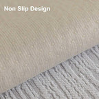 Soft Waterproof Chenille Cover Washable, Non Slip Sectional Sofa Covers for 3 Cushion Couch Sofa L Sharped Sofa Slipcover for Pets, Furniture Protector (1 PCS 27"x27" Light Grey)