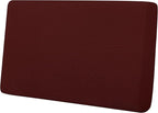 Easy-Going Stretch Loveseat Cushion Cover Sofa Cushion Furniture Protector Sofa Seat Sofa Slipcover Sofa Cover Soft Flexibility with Elastic Bottom(Loveseat Cushion, Wine)