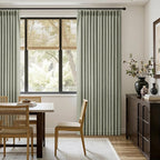 MIULEE Pinch Pleated Thick Linen Curtains 90 Inches Long 2 Panels for Living Room Bedroom, Linen Textured Memory Trained Pleat Drapes Back Tab Light Filtering Sage Green Window Curtains with Hooks