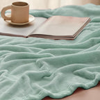 Bedsure GentleSoft Twin XL Fleece Blanket Dorm Bedding - Lightweight Soft Cozy Blankets for Bed, Sofa, Couch, Travel, Camping, Sage Green, 66"x90"