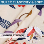 Smiry Printed Couch Cushion Covers, Stretch Couch Covers for Sofa