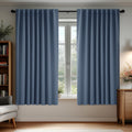 Deconovo Blackout Curtains for Bedroom, Living Room Curtains 63 Inches Long