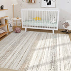 Nakagishi 10x14 Area Rugs Living Room: Washable Boho Large Neutral Modern Soft Stain Resistant Farmhouse Indoor Floor Rug Non-Slip Carpet for Bedroom Nursery Kids Playroom Office Dining Room- Colorful