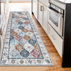 HEBE Hallway Runner Rug 2'x6', Washable Non Slip Kitchen Rug Runner