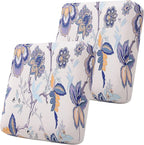Smiry Printed Couch Cushion Covers, Stretch Soft Couch Covers for Sofa, Washable Non-Slip Sofa Slipcover Furniture Protector for Indoor and Outdoor (2 Pack, Beige)