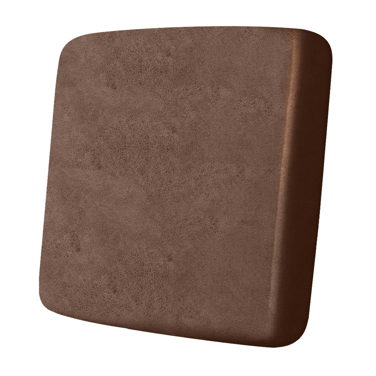 ANARACHON Leather Look Couch Cushion Covers Sofa Seat Slipcovers Sets Couches Furniture Protector for Sectional Armchair Loveseat Pets Kids Stretch Spandex Fabric (1 Cushion Armchair, Brown)