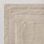 MIULEE Beige Boho Linen Decorative Pillow Covers 24x24 Inch Pack of 4
