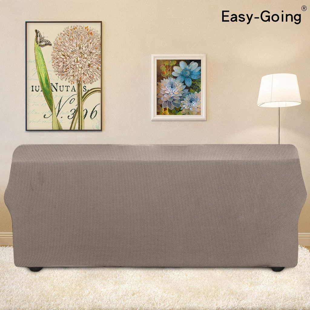 Easy-Going Stretch Oversized Sofa Couch Slipcover Washable Taupe
