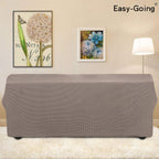 Easy-Going Stretch Oversized Sofa Couch Slipcover Washable Taupe