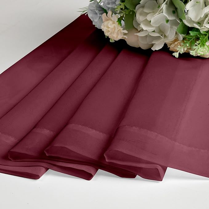 Aiyufeng Short Sheer Black Curtains for Living Room 45 inch Length 2 Panels Set, Semitransparent Balance Privacy & Light Vertical Farmhouse Sheer Drapes for Bedroom, W40 x L45