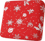 Smiry Printed Couch Cushion Covers, Stretch Soft Couch Covers for Sofa, Washable Non-Slip Sofa Slipcover Furniture Protector for Indoor and Outdoor (1 Pack, Red)