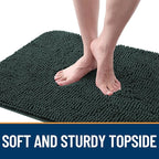 OLANLY Dog Door Mat for Muddy Paws 70x24, Super Absorbent Chenille Mud Mat
