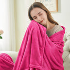 BEDELITE Fleece Blanket Hot Pink Valentines Throw Blanket for Couch & Bed, Luxury Plush Cozy Fuzzy Blanket 50" x 60", Super Soft Warm Lightweight Throw Blanket for Travel Camping