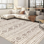 Nakagishi Boho 6x9 Area Rug Living Room Rugs Machine Washable Dark Brown