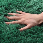 Rugs for Living Room 5x7, Soft Shaggy Modern Shag Area Rug for Bedroom, Upgrade Non-Slip Plush Fluffy Carpet for Kids Boys Girls Room Home Decor Aesthetic, Blackish Green