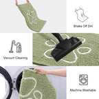 Smiry Dog Door Mat for Muddy Paws, Absorbent Non Slip Dirt Trapper, 59x35