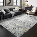 Toneed Washable 5x7 Area Rug with Non-Slip Backing for Living Room