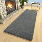 AROGAN Washable 2x6 Runner Rug for Hallway, Long Runner Rugs wtih Soft Memory Foam for Bedroom, Non Slip Backing Carpet Runners for Hallways, Kitchen, Bathroom, Entryway Home Decor, Black and White