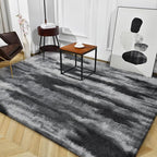 TWINNIS Super Soft Shaggy Rugs Fluffy Carpets, 6x9 Feet, Indoor Modern Plush Area Rugs for Living Room Bedroom Kids Room Nursery Home Decor, Upgrade Anti-Skid Rectangular Fuzzy Rug, Charcoal Grey