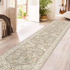 Yamaziot Washable Runner Rug, 2x12 Non-Slip Boho Hallway Kitchen Rug