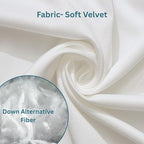 LANE LINEN Polyester Fiber Filled Decorative Cum Throw Pillow Inserts Pack of 2-18 x 18 Inches, Soft & Comfortable Fulffy Filling, Holds Shape Well Over time and use - Dark Grey Cushion Inserts