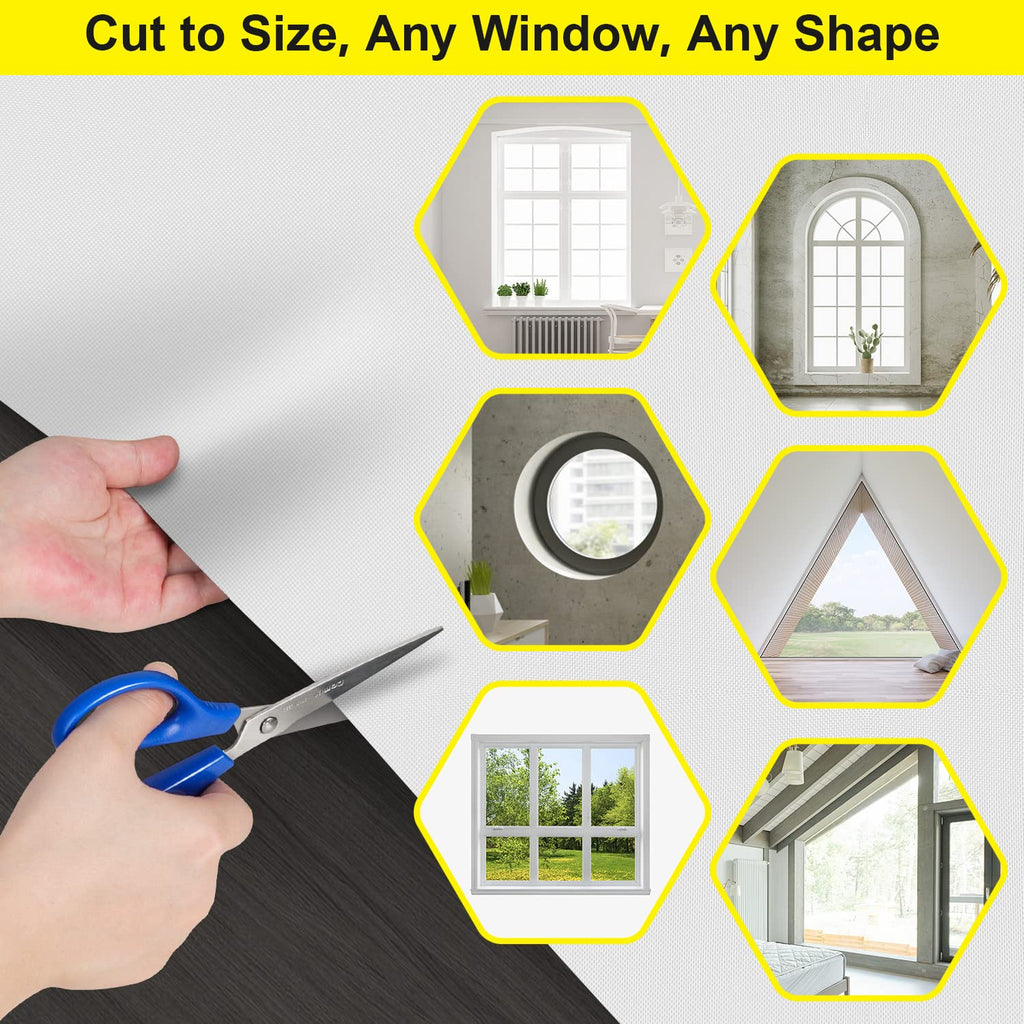 FADOTY 100% Blackout Curtains, 57"x 118" Portable Black Out Window Cover