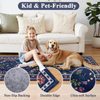 HEBE Hallway Runner Rug 2'x8', Washable Non Slip Kitchen Rug Runner