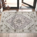 SERISSA 2x3 Washable Non Slip Boho Small Area Rug for Entryway，Earth Tone