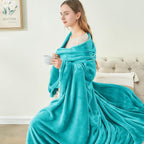 BEDELITE Fleece Blanket Teal Throw Blanket for Couch & Bed, Luxury Plush Cozy Fuzzy Blanket 50" x 60", Super Soft Warm Lightweight Throw Blanket for Travel Camping