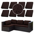 SUKAIKEQA 8PCS Patio Cushion Covers.Patio Furniture Couch SeatSlipcovers
